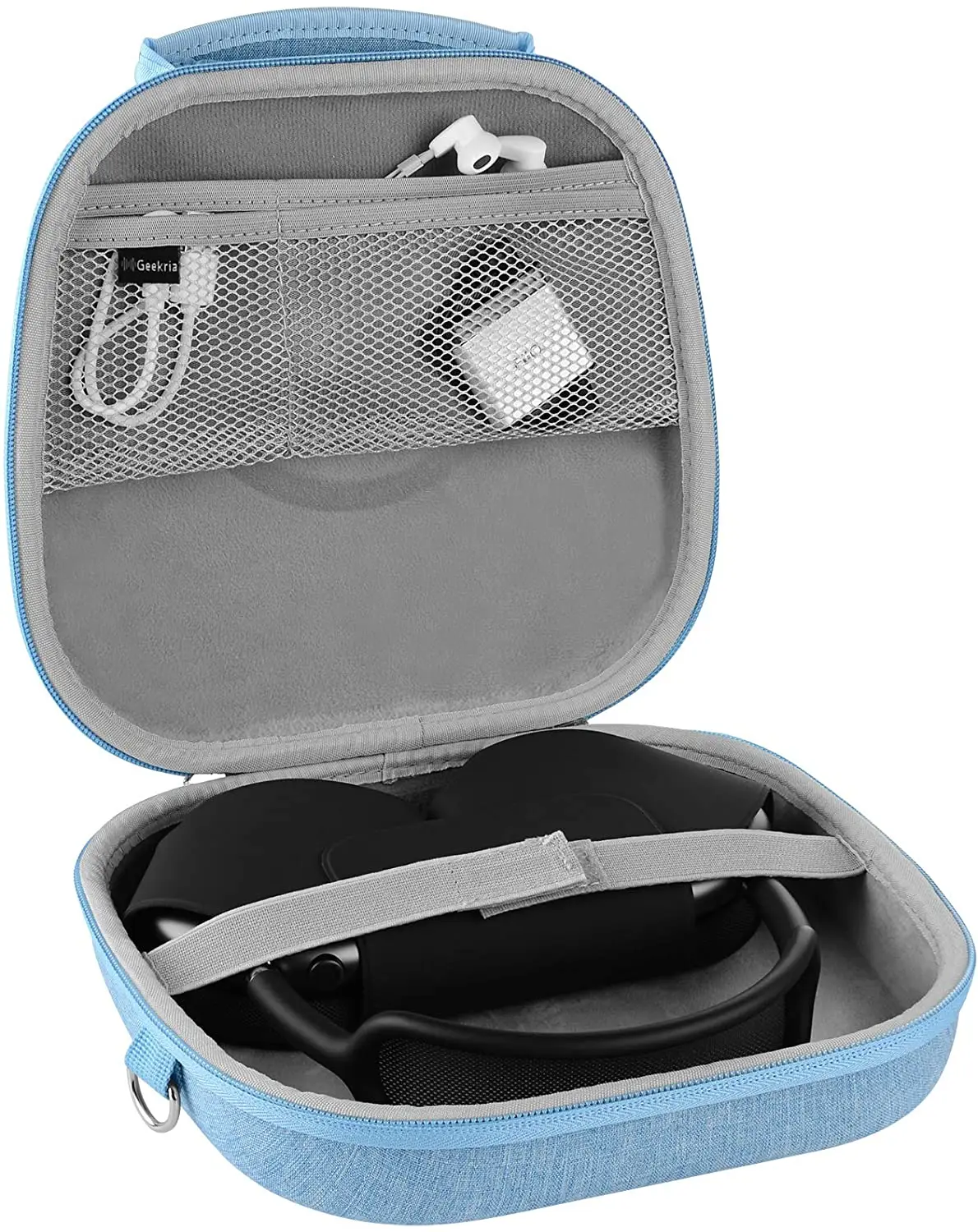 Geekria Headphones Case For AirPod Max Headphones Case, Hard Portable Bluetooth Earphones Headset Bag For Accessories Storage enlarge