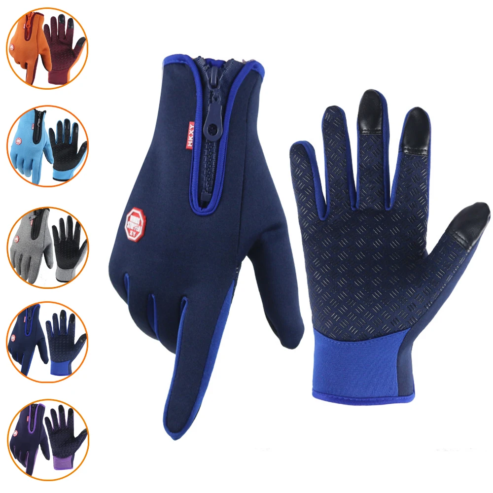 

Thermal Winter Gloves For Men Women Touchscreen Warm Outdoor Cycling Driving Motorcycle Gloves Windproof Non-Slip Womens Gloves