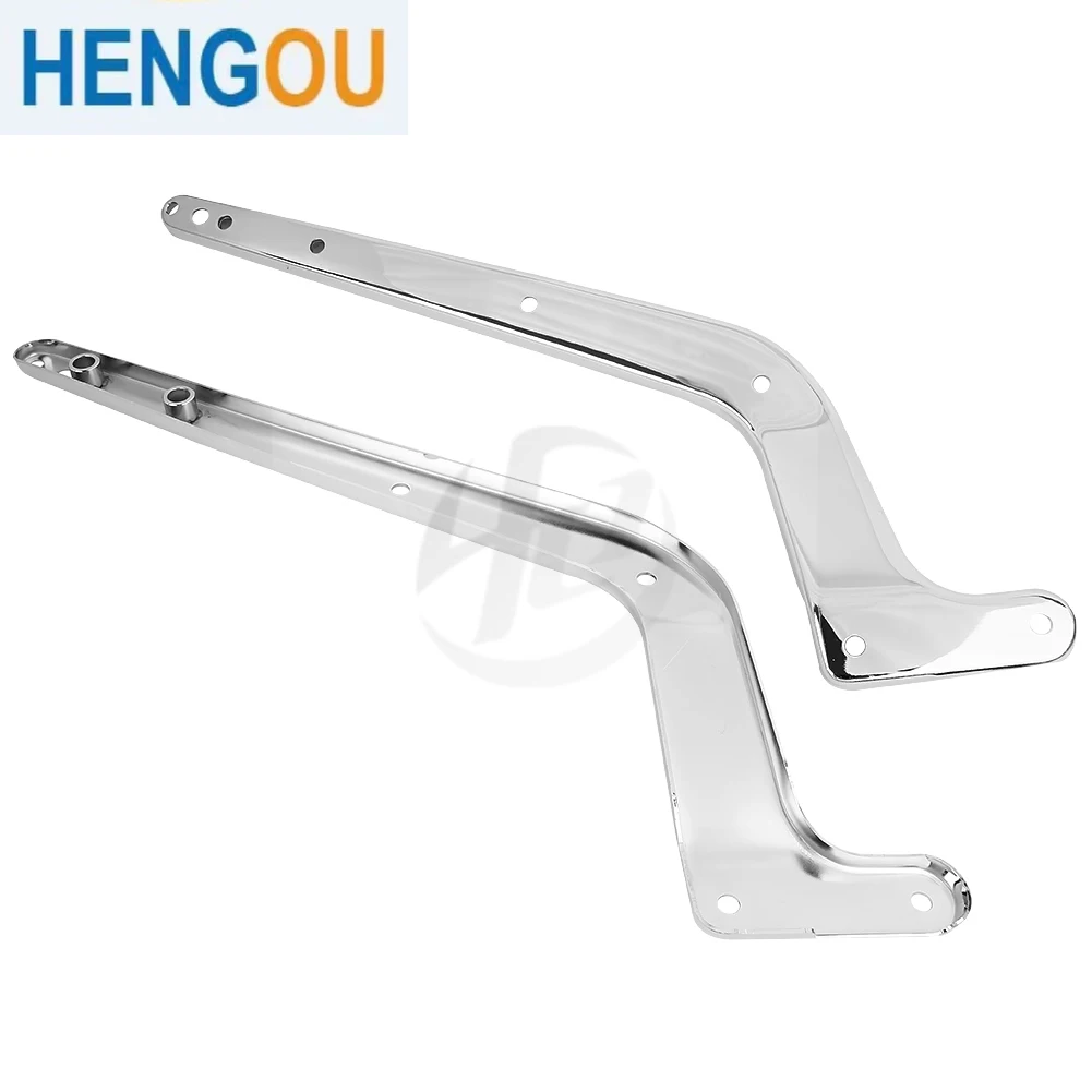 

Motorcycle Rear Fender Struts Set Chrome Covers Pair Smooth For Harley Softail FLST 2008-2017
