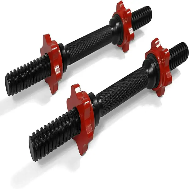 

1.15 inch Adjustable Dumbbell Bar, Dumbbell Handle, Black, Pair