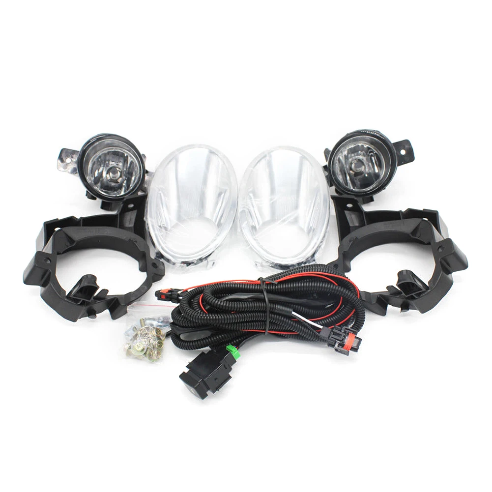 1 пара/компл. передний бампер автомобиля противотуманные фары дневные ходовые