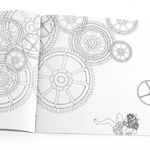 Раскраска для взрослых OOTDTY M3GC3T1350