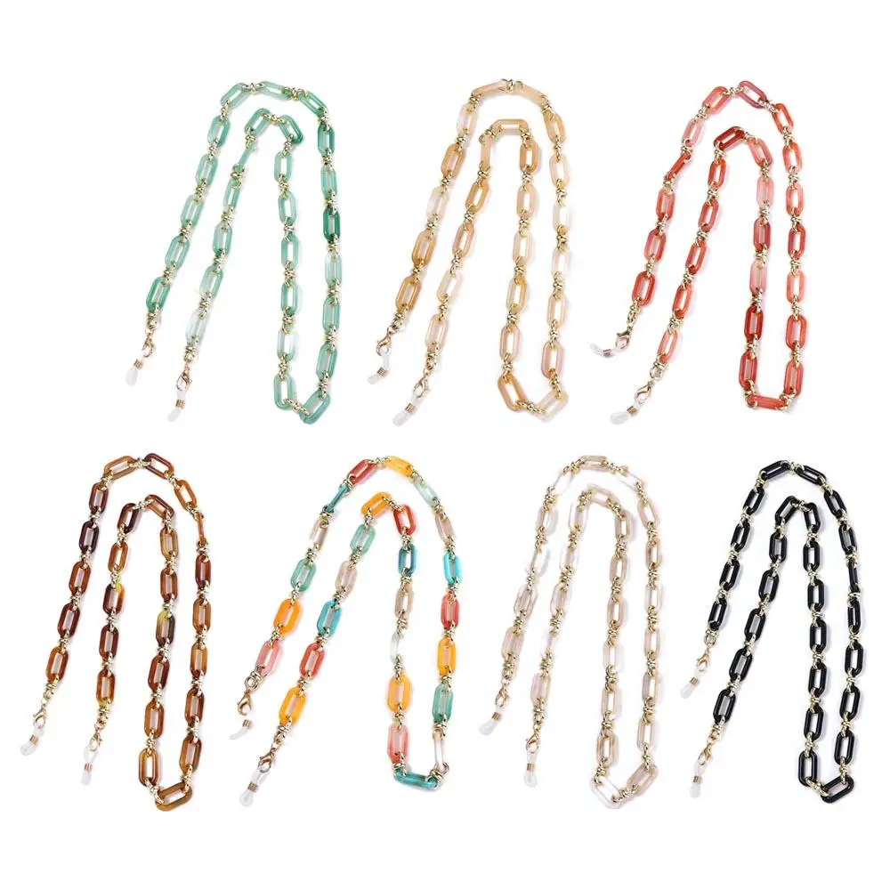 

Non-slip Temperament Anti-lost Women Elegant Glasses Chains Mask Hanging Rope Sunglasses Eyewear Acrylic Neck Strap