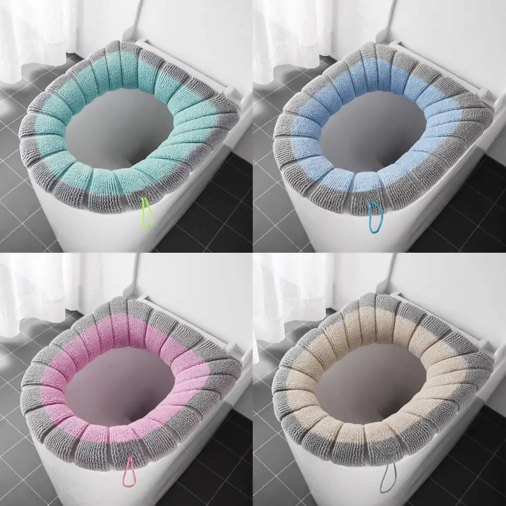

Toilet Mat Winter Warmer Pad Cushion Thicker Washable Supplies Warmer Toilet Bathroom Soft Warmer Closestool Home Q7f9