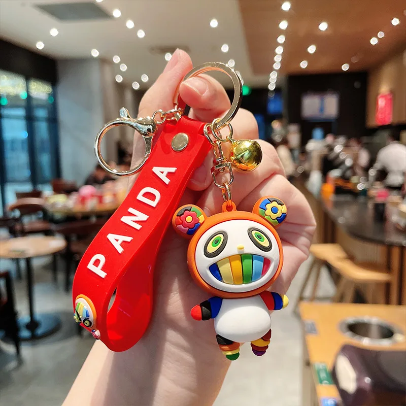 Брелок Подвеска панды из мультфильма аниме поп-арт кайкай Кики брелок для