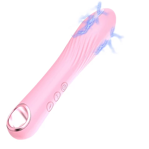 Вибраторы с электрическим током для женщин, импульсный вибратор для стимуляции точки G и клитора, женская секс-игрушка