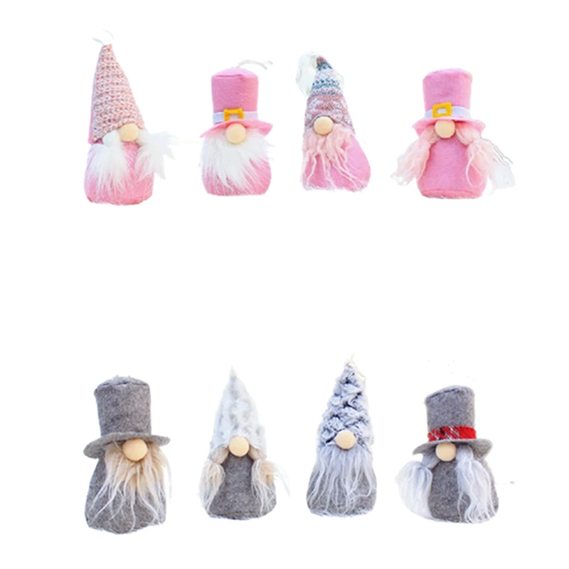 

Рождественская подвеска, белая борода, безликая кукла, украшения на Рождество