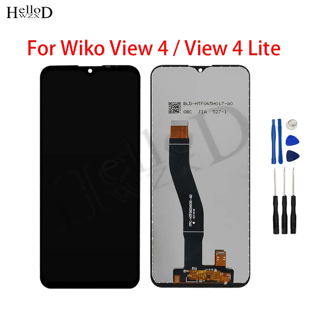 Оригинальный ЖК-дисплей для Wiko View 4, ЖК-дисплей для Wiko View4 Lite, сенсорный полноэкранный цифровой преобразователь в сборе, замена