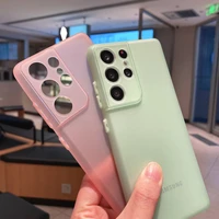 0 3mm Ultra Thin Soft TPU Phone Case For Samsung Galaxy S22 S21 Plus Note Ultra Slim Matte Back Cover For Galaxy A52 A72 Case