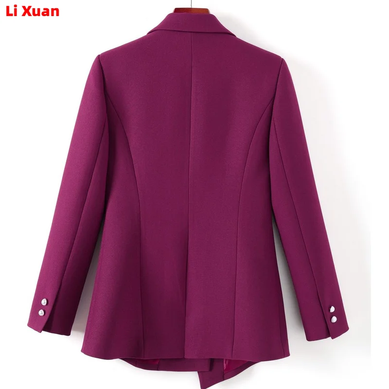 High Quality Autumn Winter Formal Ladies Blazer Women Business Suits with Sets Work Wear Office Uniform 4XL Size Pants Jacket