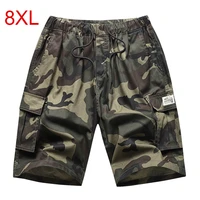 plus size 8xl7xl 6xl xxxxxl 2022 new loose sports shorts cargo pants cotton solid color camo summer plus size 8 colors