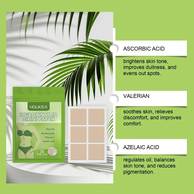 Пластырь для бикини вросших волос безболезненное быстрое удаление подмышки ноги