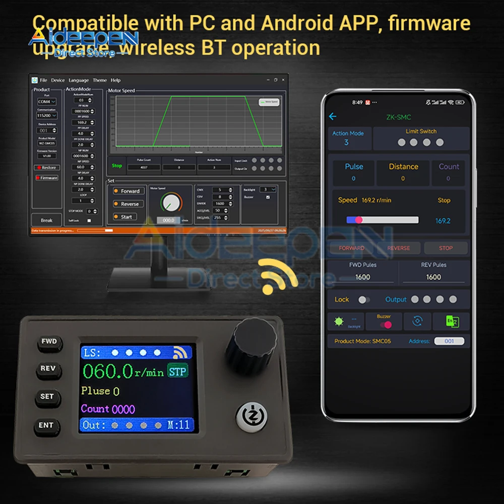 

Aideepen SMC05 Контроллер шагового серводвигателя