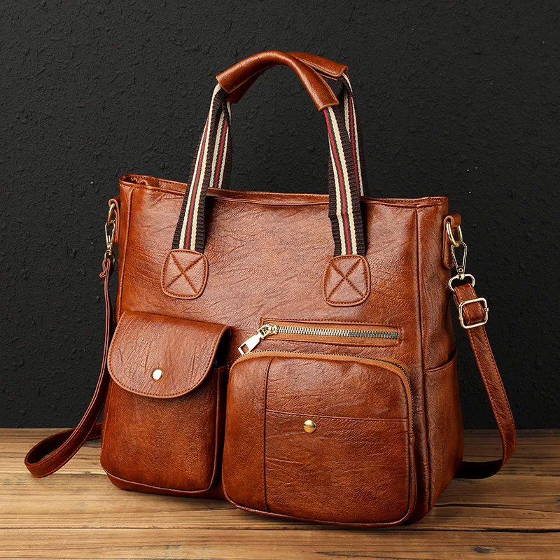 

Hot Selling European and American Handbag for Women with Large Capacity and Multiple Pockets New Shoulder Bag for Women