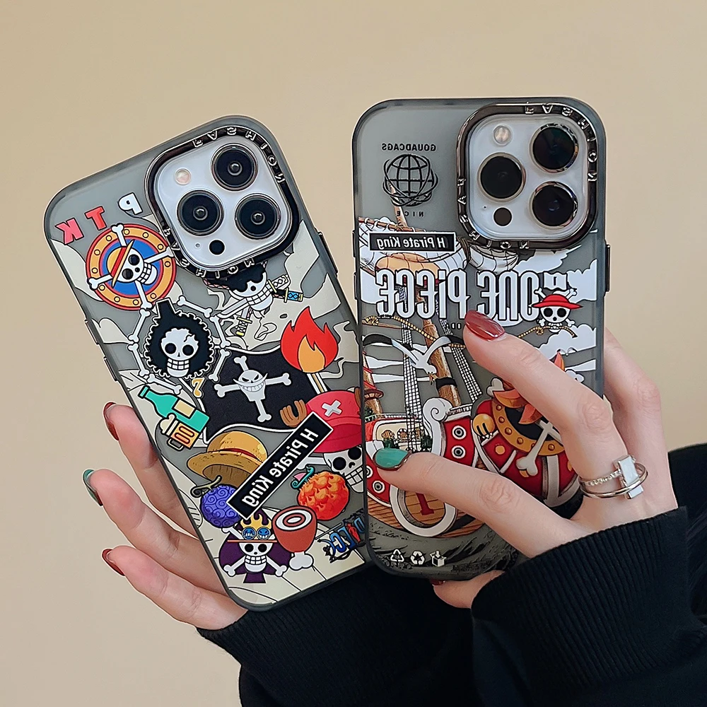 

2023 New One-Pieces Phone Case for IPhone 14 13 12 11 Pro Max Plus Electroplating Matte Anti-fall Back Cover