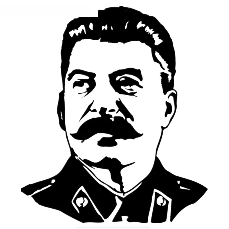

Сталин, лидер СССР, автомобильная наклейка, забавные автомобильные наклейки, водонепроницаемые аксессуары, виниловые для Mustang,15 см * 13 см