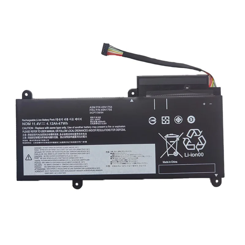 Фото Аккумулятор для ноутбуков Lenovo ThinkPad E450 E450C E455 E460 E460C, совместимый с 45N1752 45N1753 45N1754 45N1755 45N1756 45N1757, 11.4В 47Втч №4