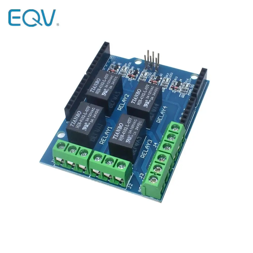 

4-Канальный Релейный Модуль 5 В, четыре фоторяда для EQV UNO R3 mega 2560