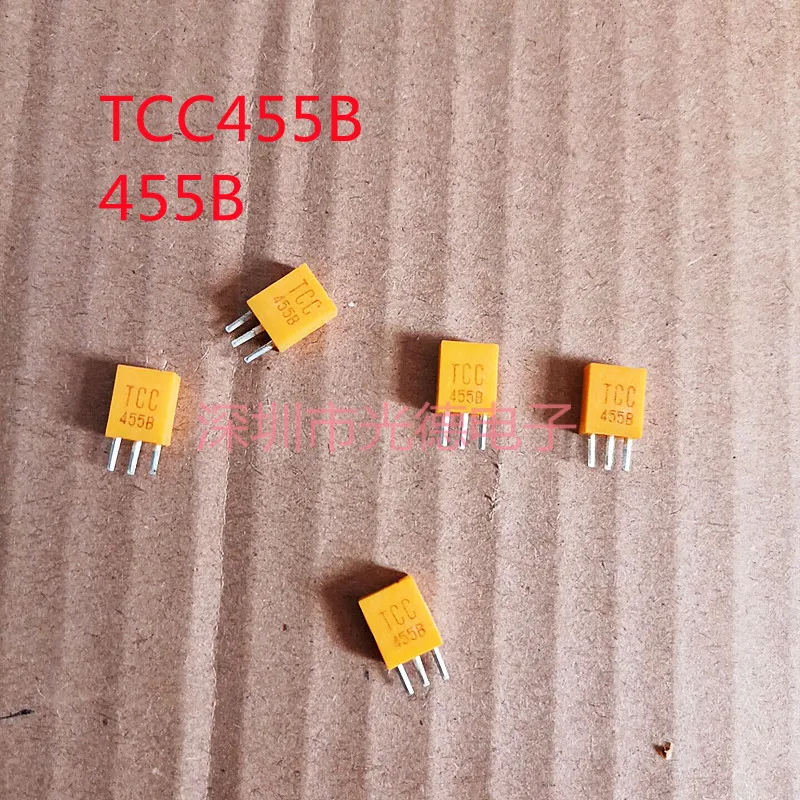 

50PCS/ 455B new ceramic filter TCC455B 455KHZ remote control crystal oscillator radio dedicated 3 feet
