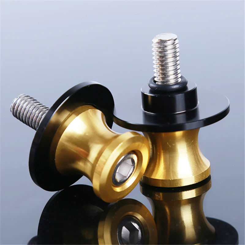 

8mm High Quality Aluminum Alloy Motorcycle Oscillating Arm Slider Coils Sliders Screw 2 Pcs/Set