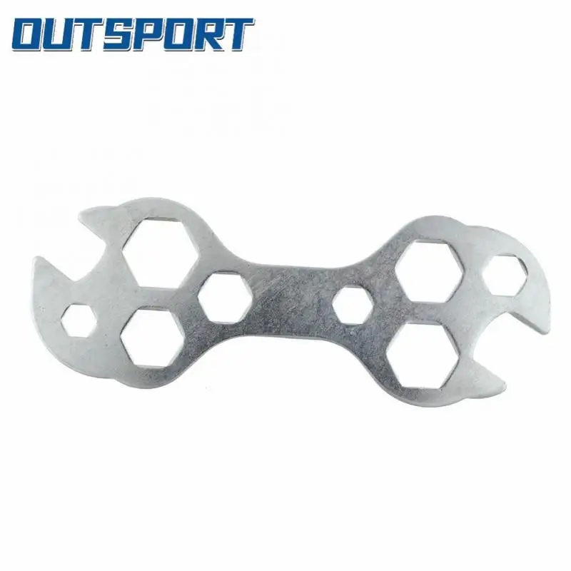 

2/4/6PCS Galvanized Steel Wrench Perfect Design Repair Tool Bicycle Wrench 10 In 1 8-17mm Spanner Bike Repair Wrench