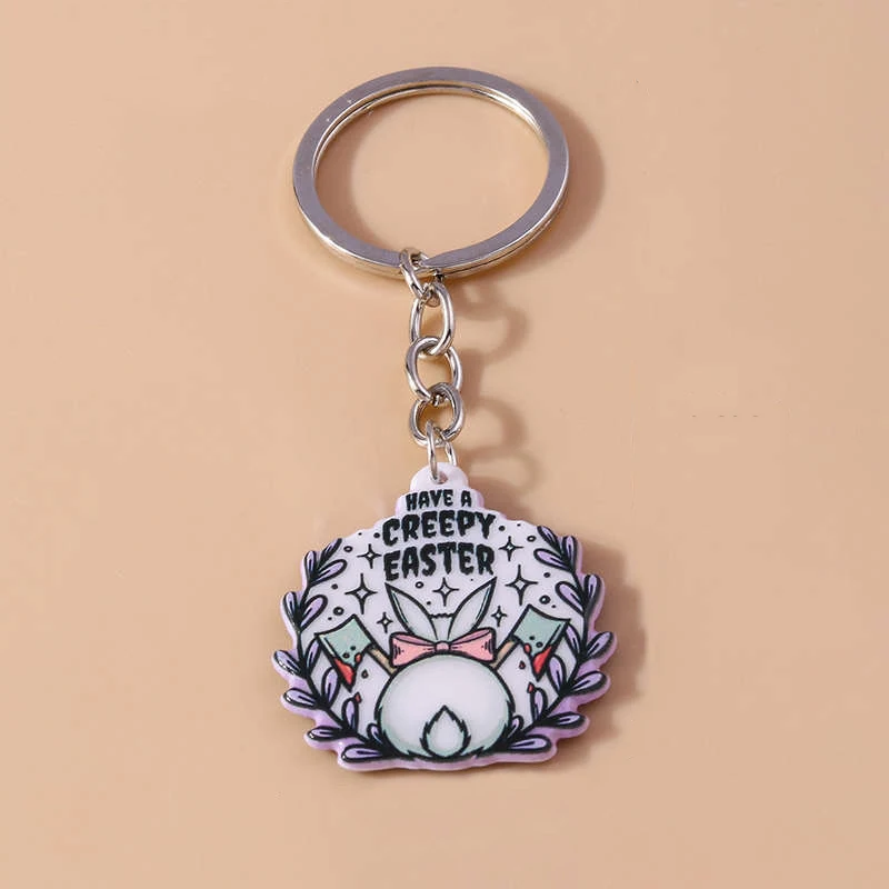 Aihua акриловый брелок на Пасху для женщин пасхальные яйца кролик подвески девочек