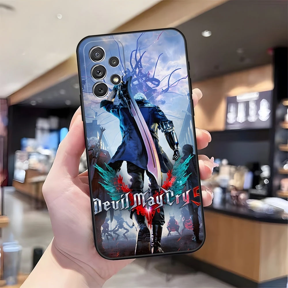 Чехол D-Devil May C-Cry для телефона Samsung S23 Ultra S22 S20 Fe S21 Plus Galaxy A54 A34 A24 A53 M54 Note 20 задняя