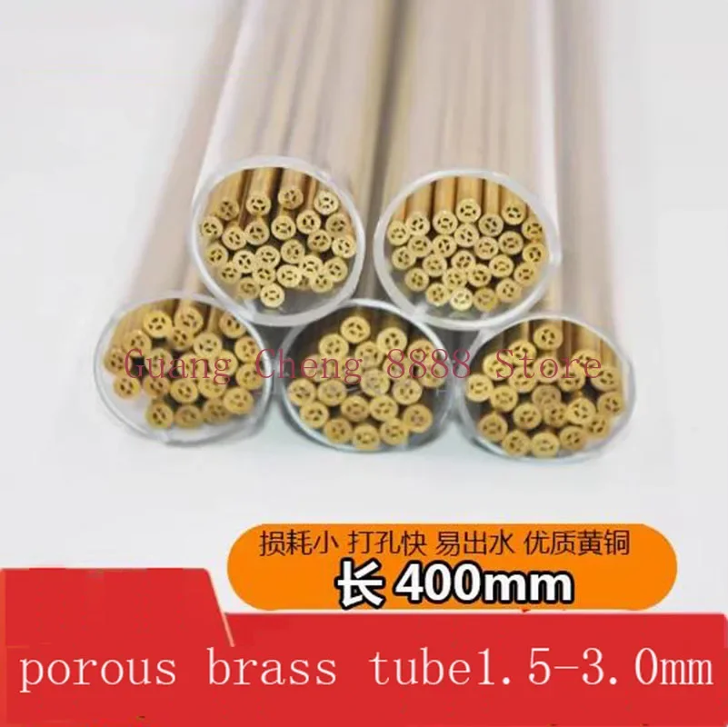 

Латунная электродная трубка для сверления EDM с несколькими отверстиями 1,5/2,0/2,5/3,0*400 мм, 4 отверстия для сверлильного станка WEDM