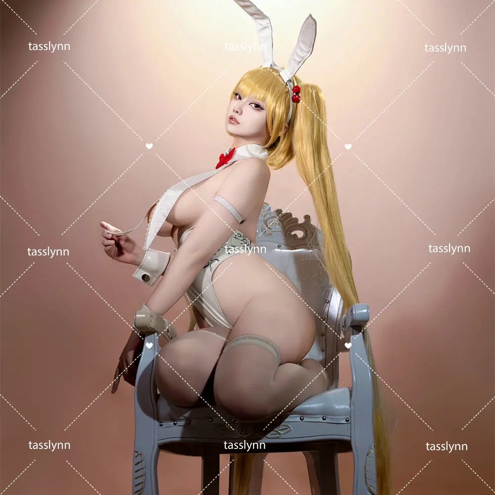 Костюм кролика из лакированной кожи для девочек милая Женская одежда