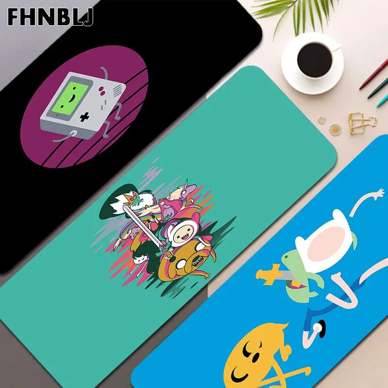 

Anime Adventure Time Animation PC Gaming Mouse Pad Gamer Desk Mats Keyboard Pad Mause Pad Muismat Desktop Mat