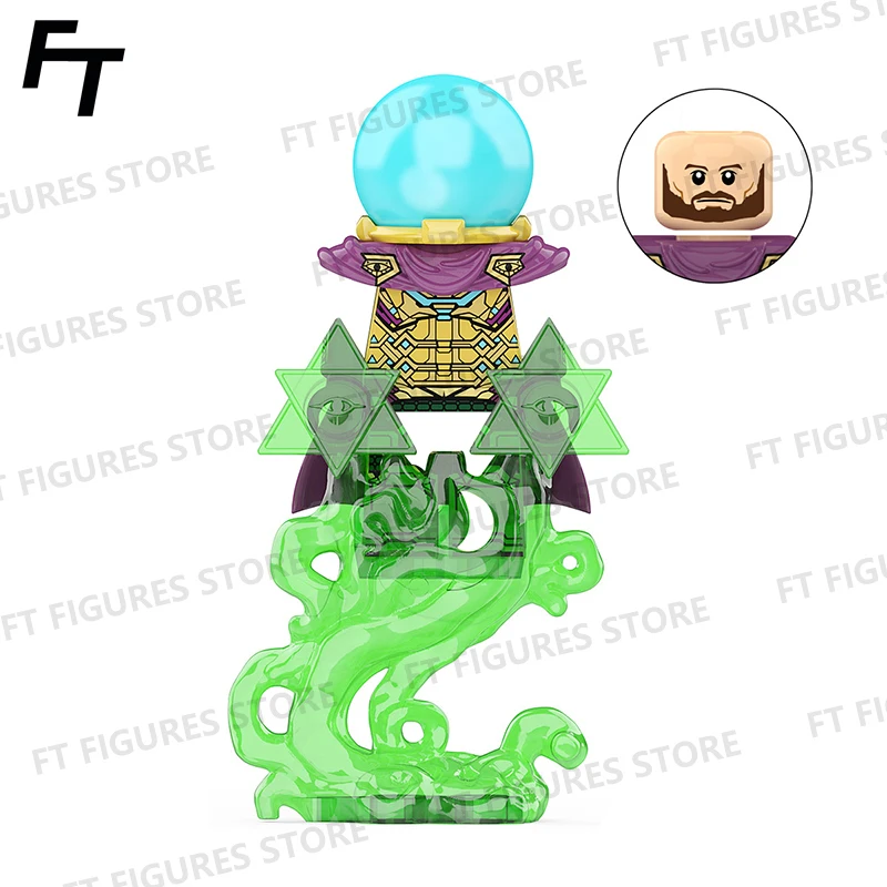 

Экшн-фигурки из фильма, миниатюрные кирпичи, кукла Квентин Бека, сборные строительные блоки MOC, игрушки для детей «сделай сам»