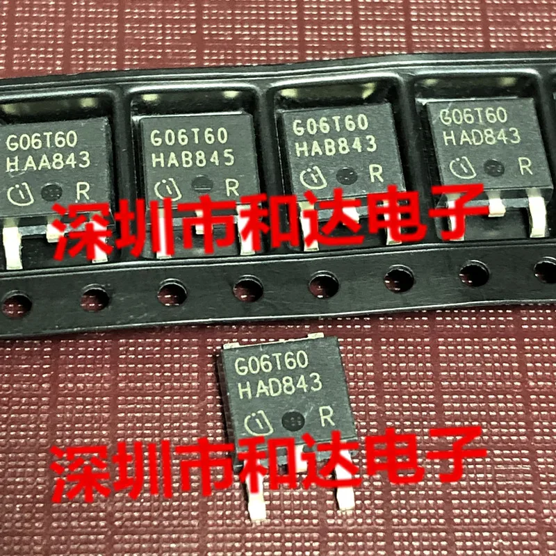 

10pcs orginal new G06T60 IGD06N60T TO-252 600V 6A