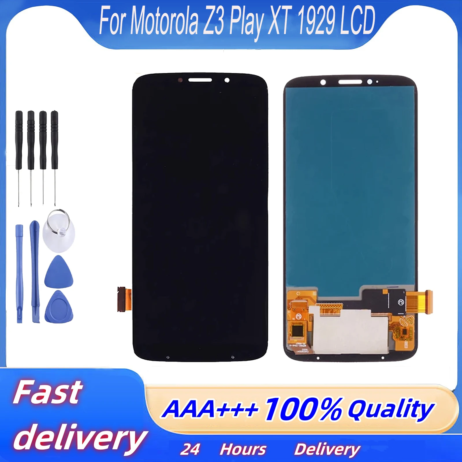 6 01 &quotоригинальный Z3 Play AMOLED для Motorola ЖК-дисплей Moto xtзакладки сенсорный экран