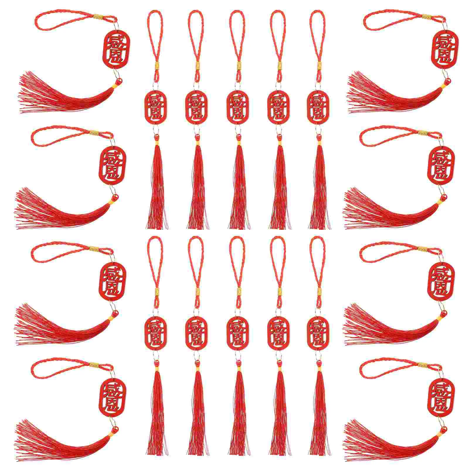 

25 Pcs Wall Hanging Decoration Bonsai Pendants Ornament New Year Potted Decorations 2024