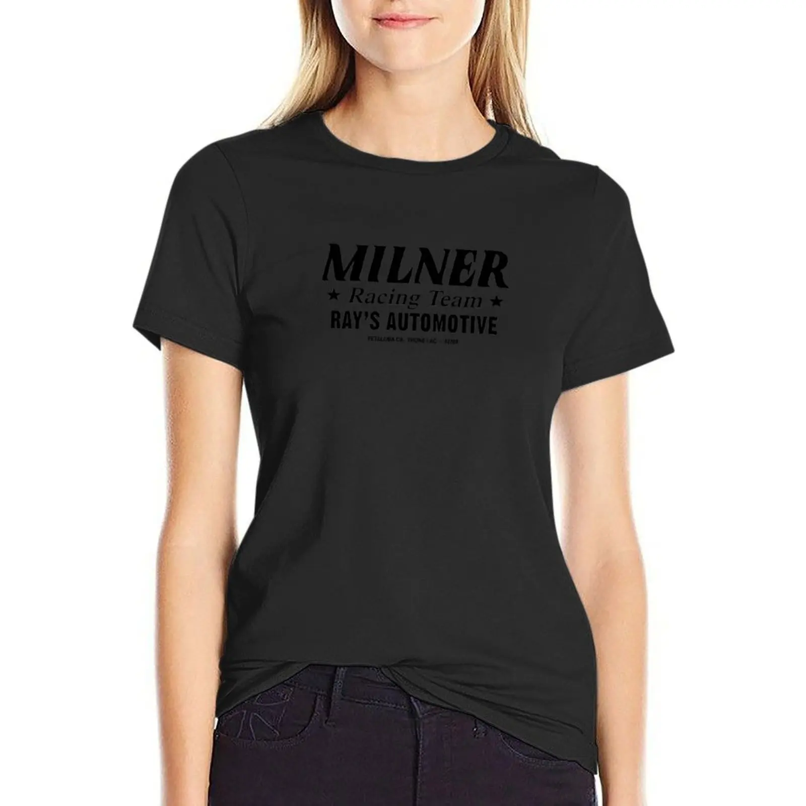 Футболка Milner Racing Team летний топ одежда хиппи аниме для женщин