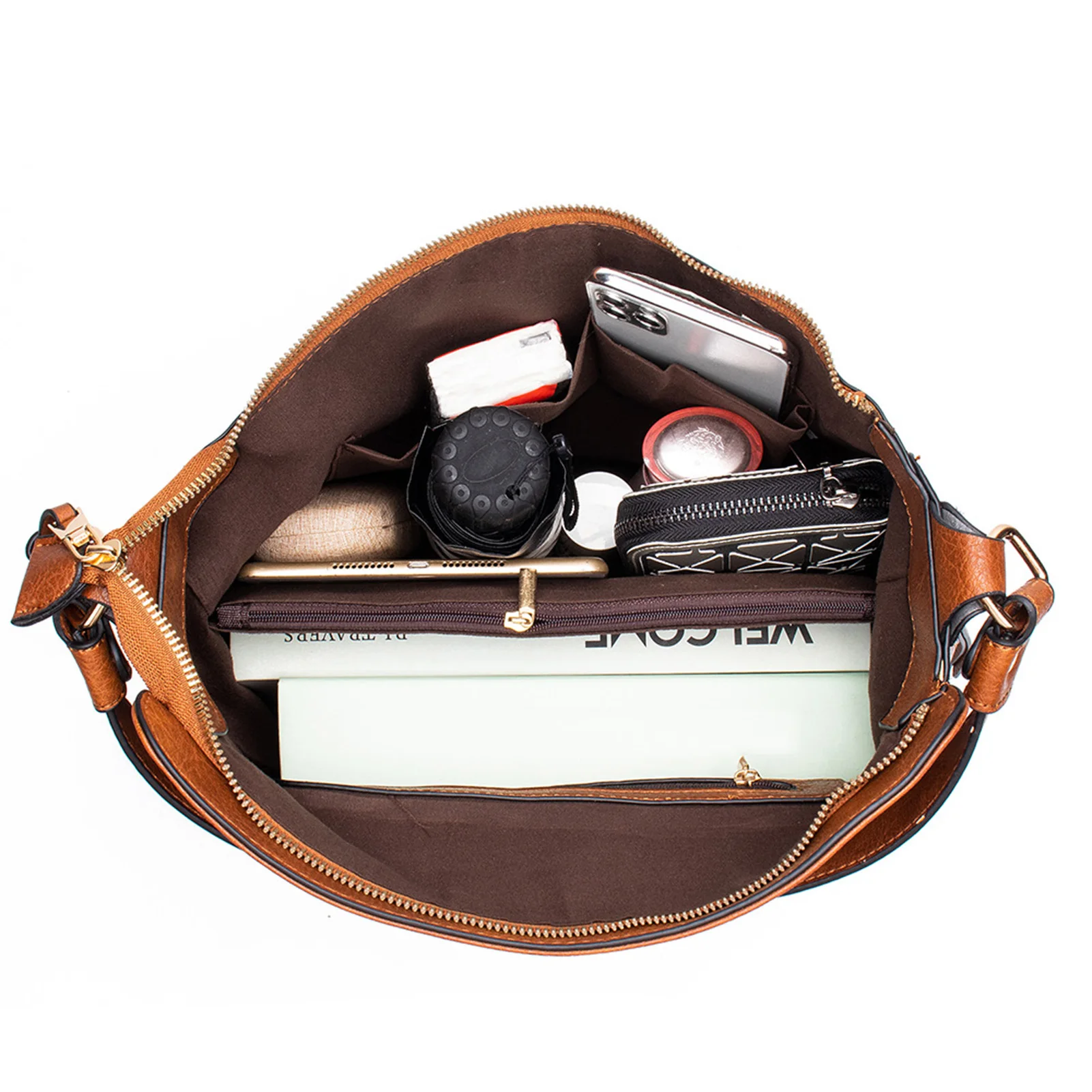 Ladies Fashion Handbag Large Capacity Vintage Shoulder Bag Birthday Gift