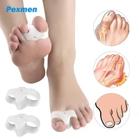 pexmen 2pcs gel bunion correctors toe separators toe spacer protector for bunion pain relief and separating overlapping toes