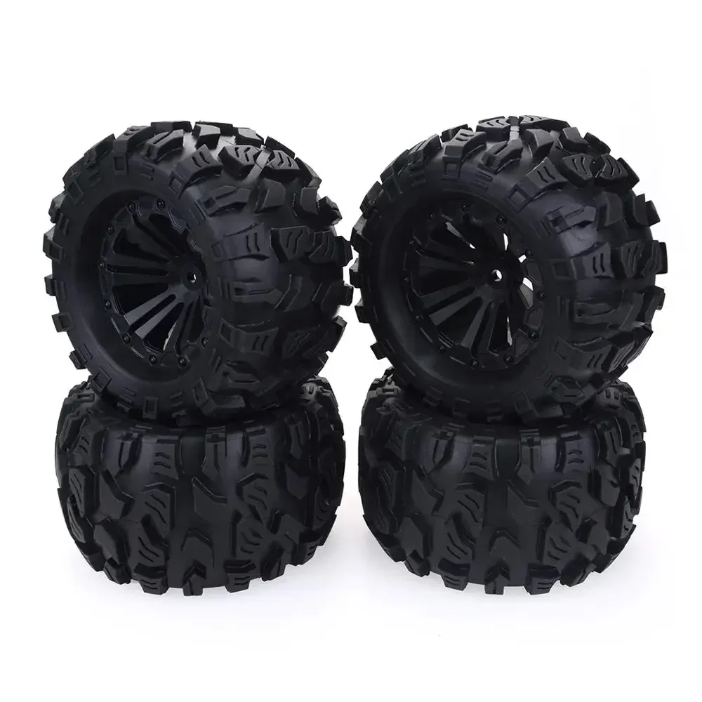 Фото 4 шт. 125 мм 1/10 для шин и колес Monster Truck Hex 12 мм для Trxs Tamiya Kyosho HPI HSP Savage XS TM Flux LRP №2