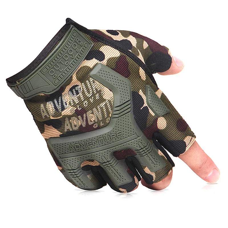 

Half Finger Tactical Gloves Outdoor Sports Riding Army Fan CS Mountaineering Breathable Gloves