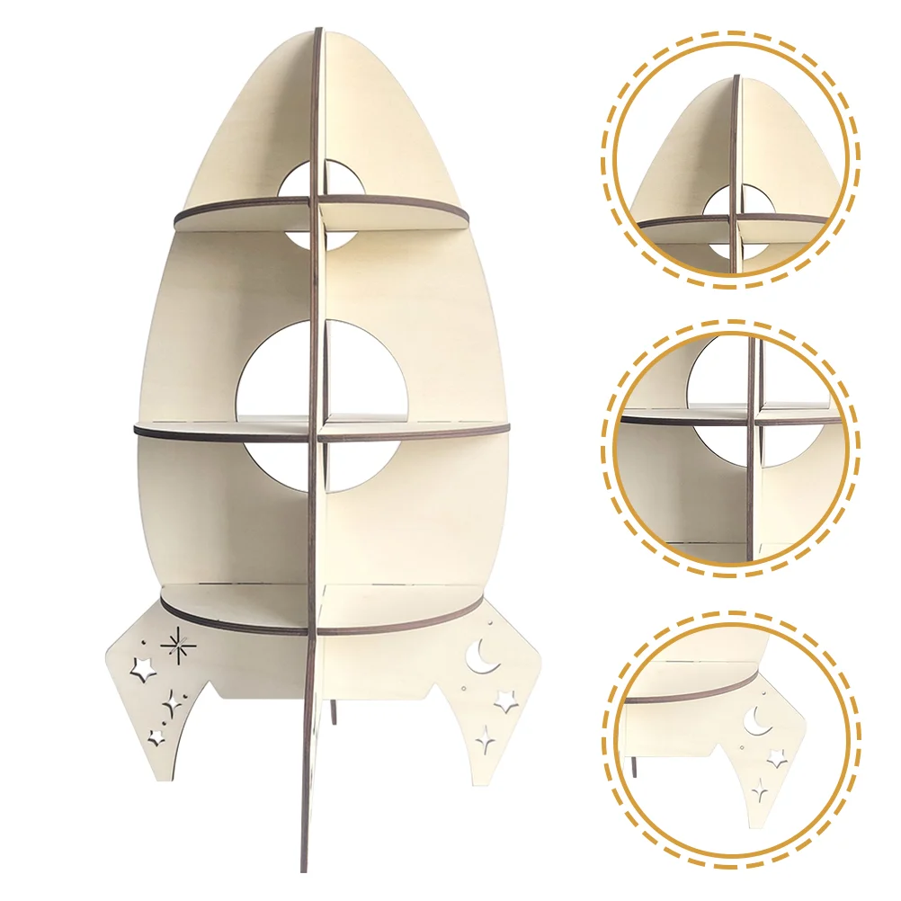 

Декоративная деревянная витрина-стеллаж для детской комнаты