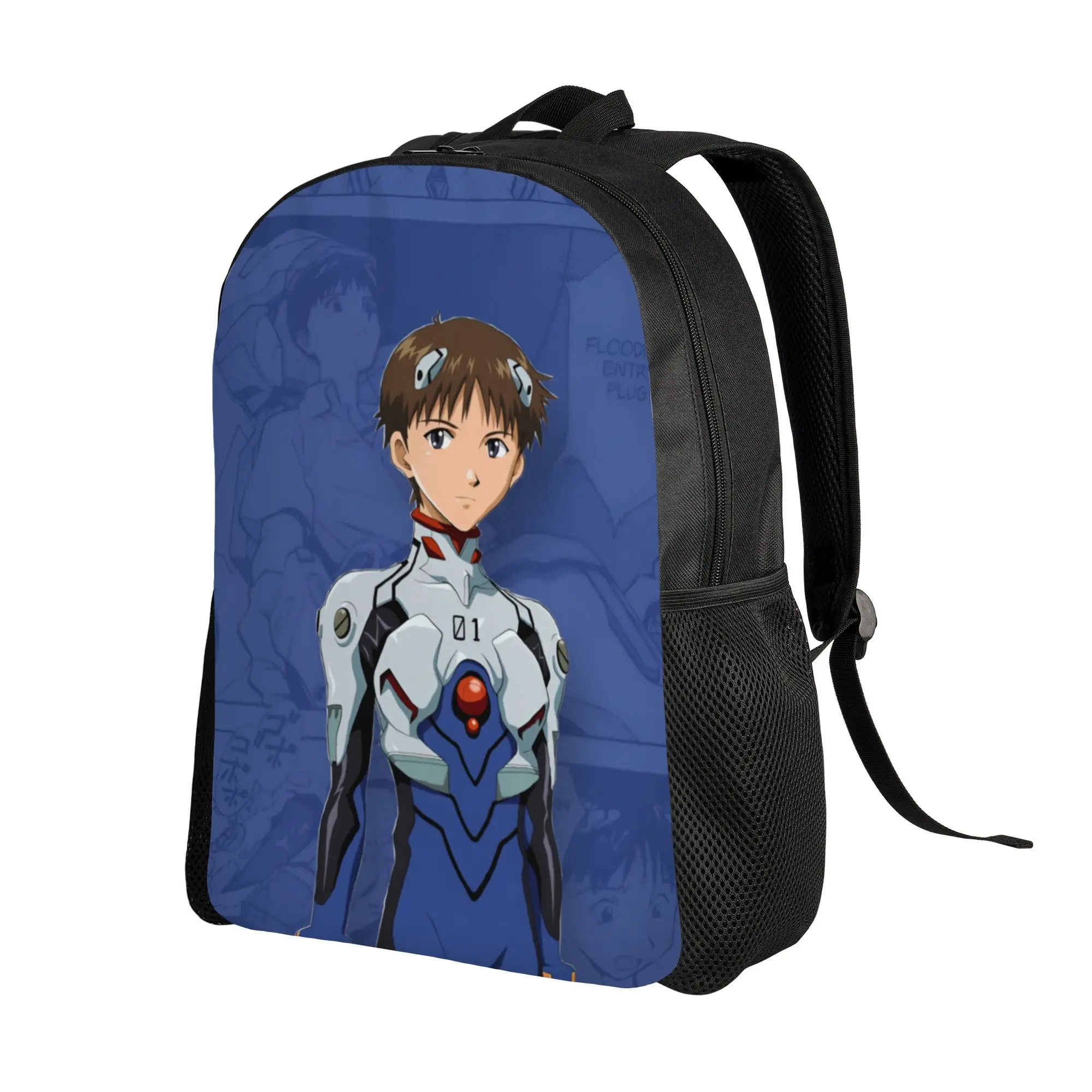 Фото Рюкзак для путешествий Custom E-Evangelions, унисекс, для школы, ноутбука, книг, в стиле хип-хоп, из ЭВА, аниме, для студентов колледжей, повседневный рюкзак №2
