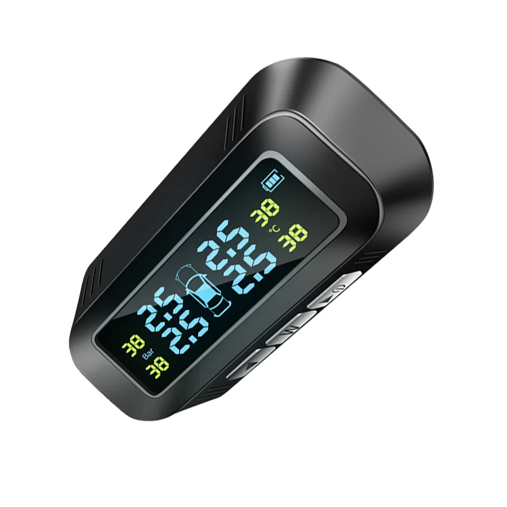

1pc Wireless Durable Portable Tire Pressure Monitor Tire Pressure Sensor Tire Pressure Monitoring System
