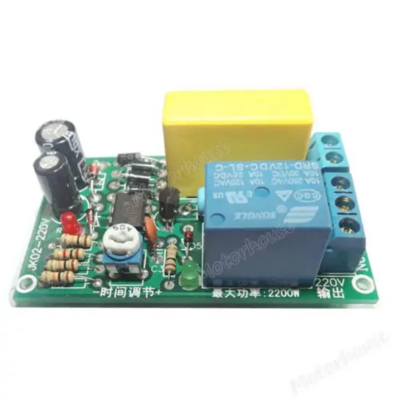 Регулируемая плата переключателя времени задержки выключения 220 В переменного