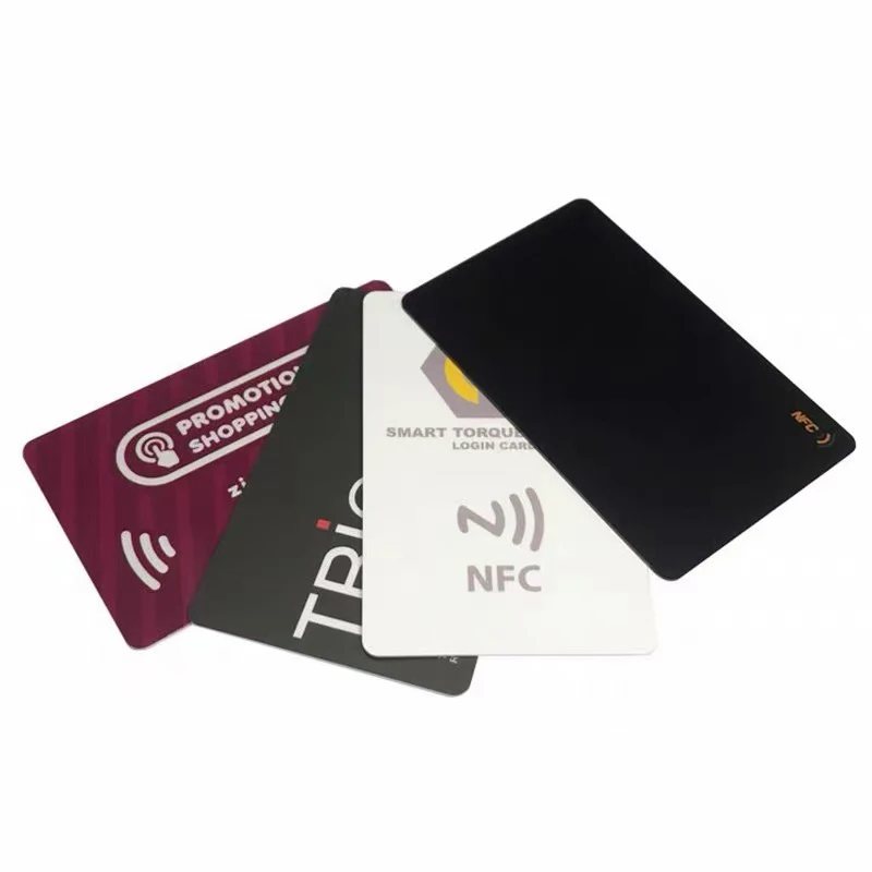 Фото Персонализированная NFC-визитка, 1 матовая карта, персонализированная пластиковая карта, изготовление визиток на заказ. Деловое использование №5