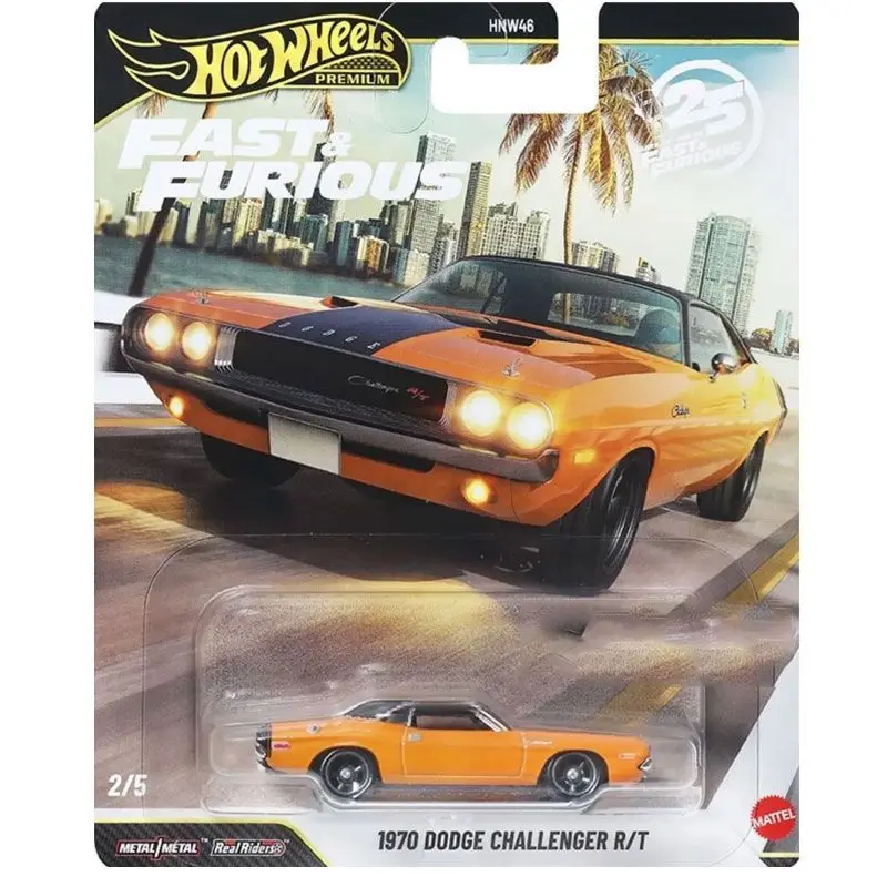 Фото Коллекционная серия Hot Wheels Car Culture Premium: Модели автомобилей из фильма «Форсаж» — Dodge Charger, Challenger, Honda NSX, BMW M5 (литые игрушечные модели) №4