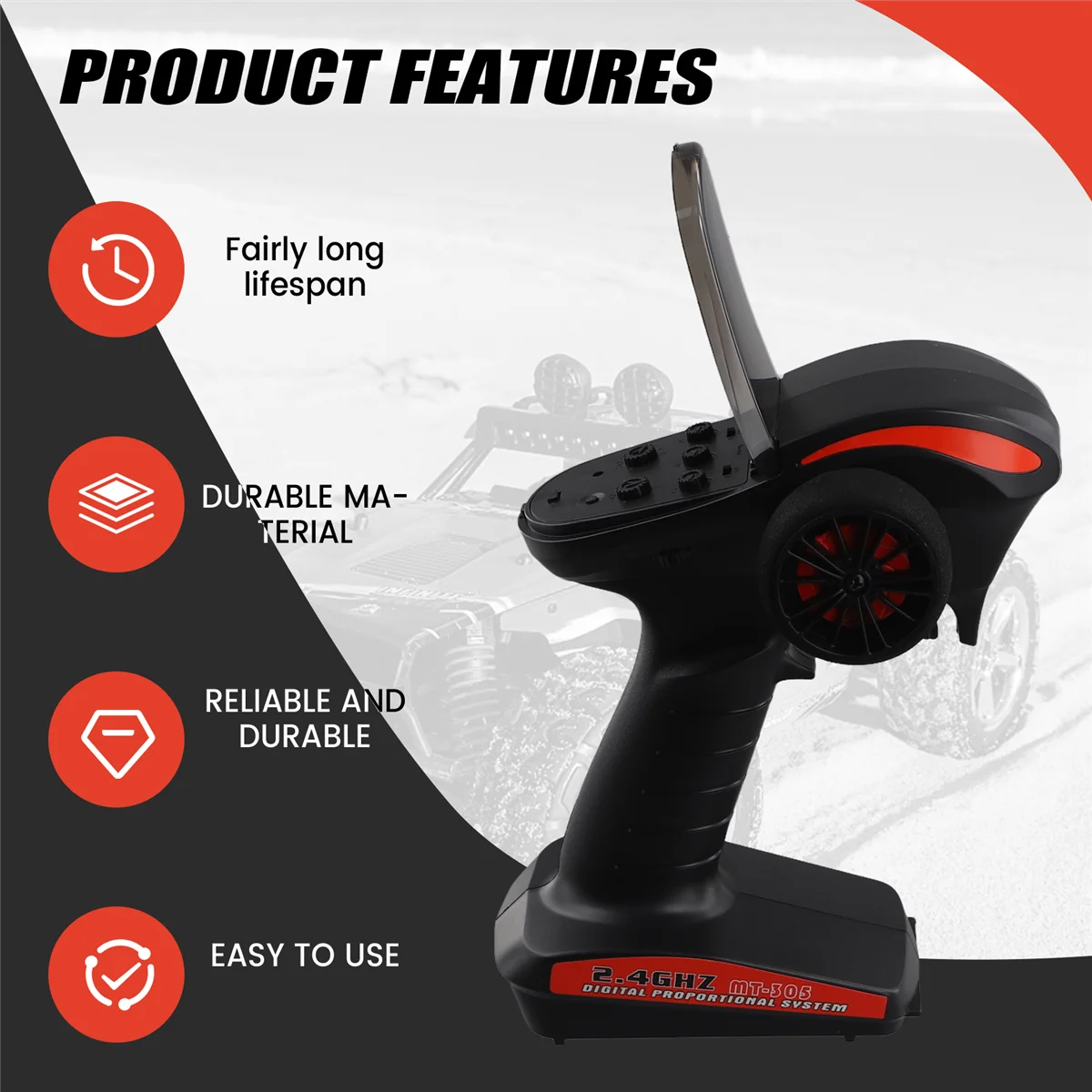 MT-305 2 4 ГГц 3-канальный цифровой поверхностный радиоприемник 4G 3CH AFHS Радио с