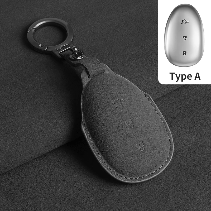

Замшевый чехол для автомобильного ключа, чехол для Changan Qiyuan A07 A05 Q07 Q05, защитный чехол для автомобильного ключа, аксессуары