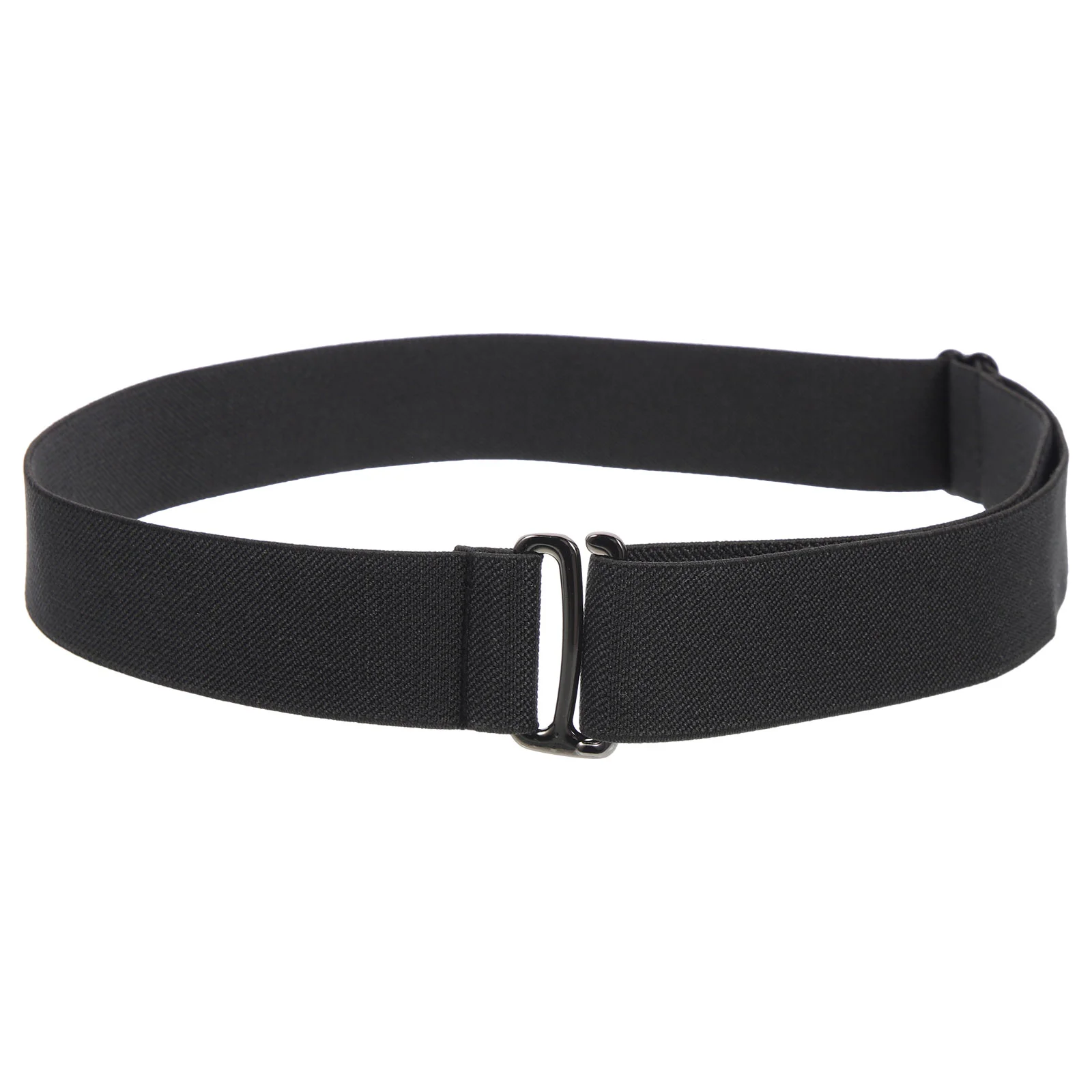 Черные брюки Эластичные Боковые ремни для мужчин и женщин с пряжкой Нескользящие