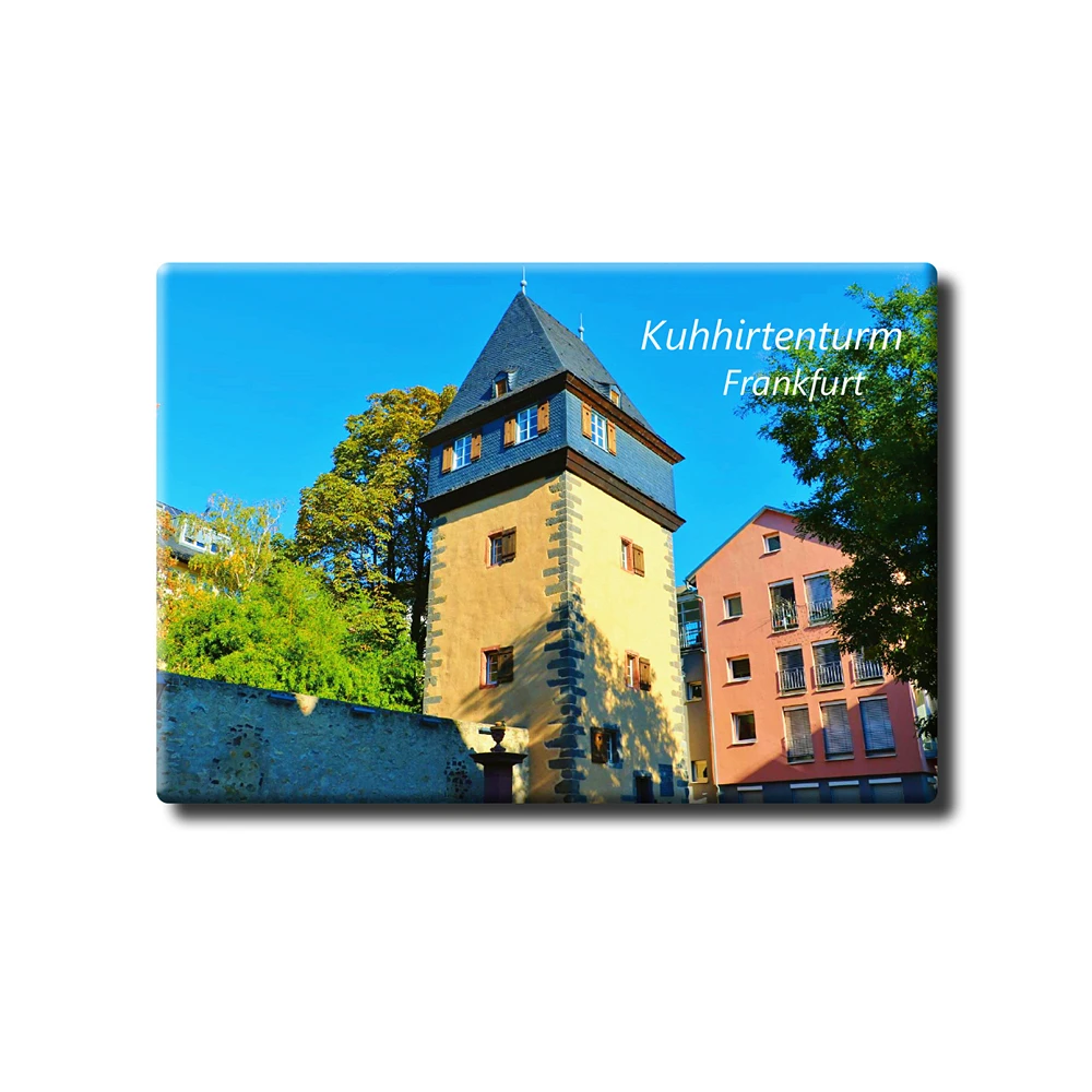 

Germany Frankfurt "Cattle Herder's Gatehouse" Tourist Souvenir Tinplate Refrigerator Sticker Rigid Creative Home Decoration27183
