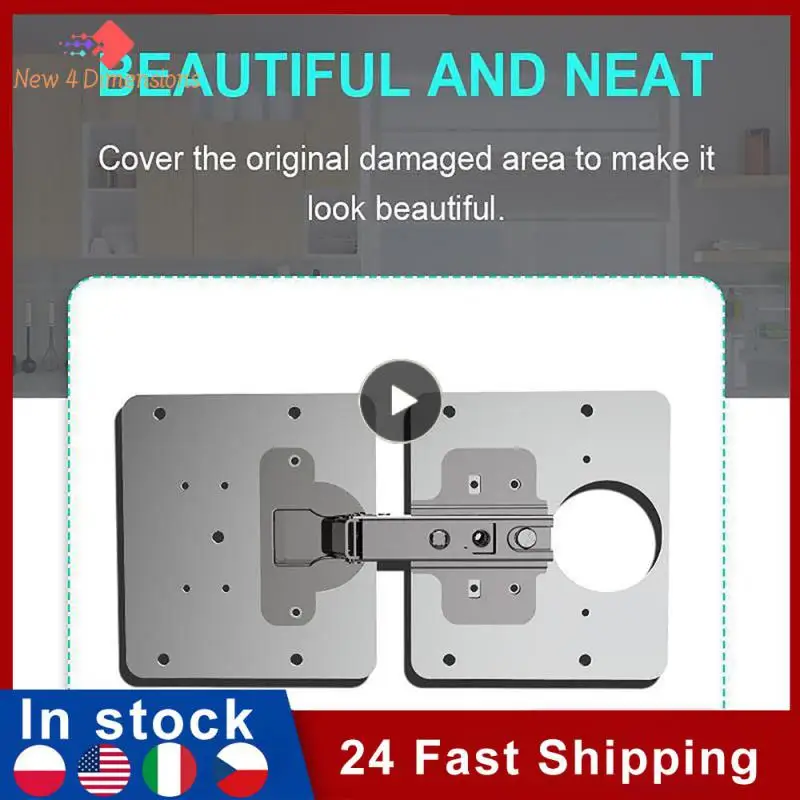 

2/4/6PCS Easy Install Hinge Repair Plate Straight Bracket For Cabinet Furniture Drawer Bed Window Stainless Steel Plate Repair